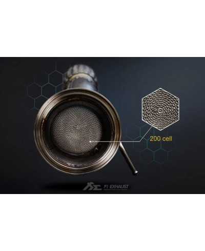 DOWNPIPE SPORT 200 CELL TOYOTA SUPRA A90/MK5 - FI EXHAUST 