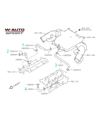 VANNE PCV / DURITES RENIFLARD VQ37HR NISSAN