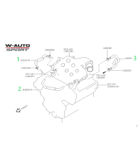 VANNE PCV / DURITES RENIFLARD 350Z VQ35DE NISSAN