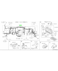 FAISCEAU HABITACLE 350Z RHD NISSAN