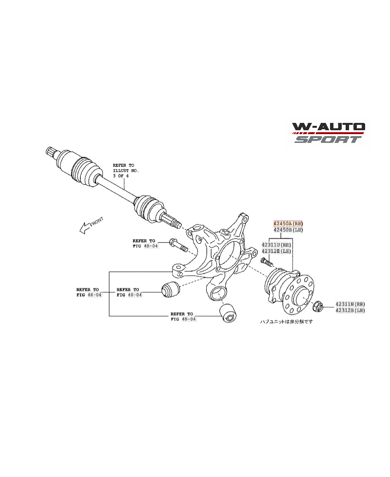 ROULEMENT ARRIERE BRZ / GT86 - TOYOTA