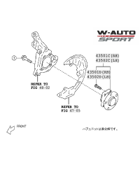 ROULEMENT AVANTBRZ / GT86 - TOYOTA