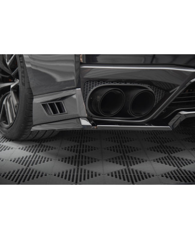 LAMES DE PARE-CHOCS ARRIERE NISSAN GTR R35 (16-22) - MAXTON DESIGN 