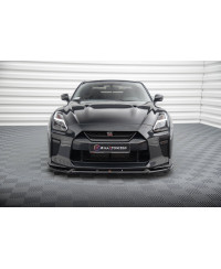 LAME DE PARE-CHOCS AVANT V.2 NISSAN GTR R35 (16-22) - MAXTON DESIGN