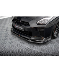 LAME DE PARE-CHOCS AVANT V.2 NISSAN GTR R35 (16-22) - MAXTON DESIGN