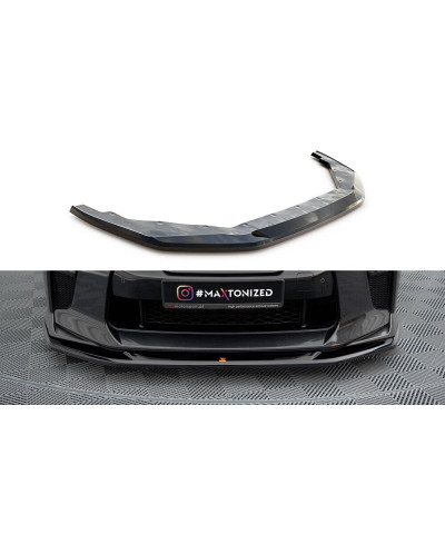 LAME DE PARE-CHOCS AVANT V.1 NISSAN GTR R35 (16-22) - MAXTON DESIGN