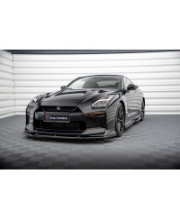 LAME DE PARE-CHOCS AVANT V.1 NISSAN GTR R35 (16-22) - MAXTON DESIGN