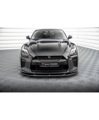 LAME DE PARE-CHOCS AVANT V.1 NISSAN GTR R35 (16-22) - MAXTON DESIGN