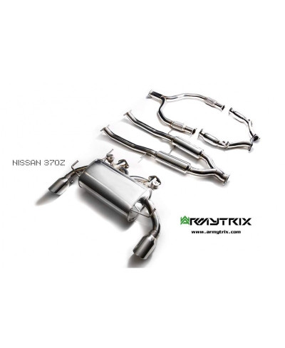 CATBACK A VALVES INOX NISSAN 370Z - ARMYTRIX 