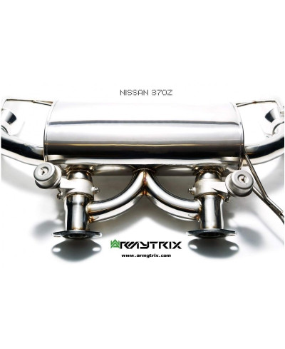CATBACK A VALVES INOX NISSAN 370Z - ARMYTRIX 
