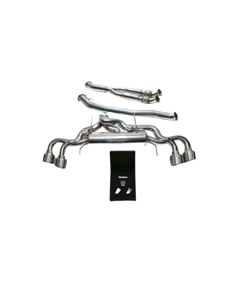 CATBACK A VALVES INOX 102MM NISSAN GT-R R35 - ARMYTRIX 