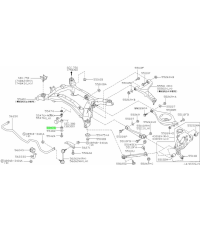 RONDELLE FIXATION PONT Z33 350Z Z34 370Z NISSAN