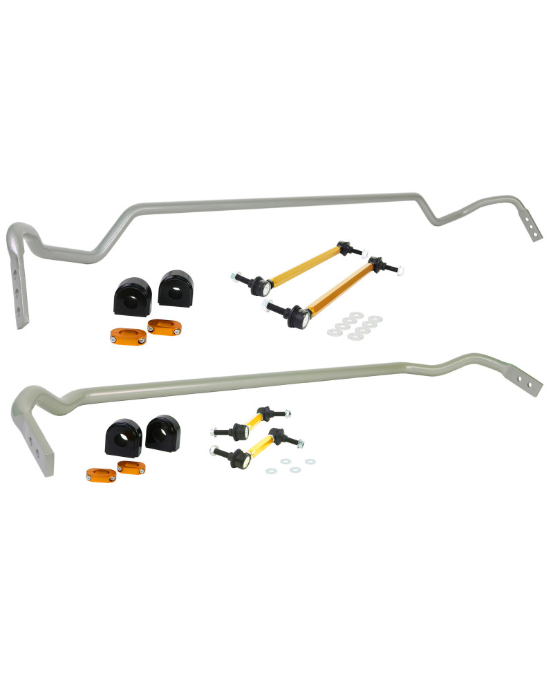 KIT COMPLET BARRE ANTI ROULIS AVANT/ARRIERE TOYOTA SUPRA 3.0 / BMW Z4 - WHITELINE