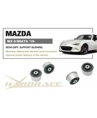 SET SILENTBLOCS SUPPORT DIFFERENTIEL ARRIERE RENFORCE MAZDA MX5 (ND) -HARDRACE