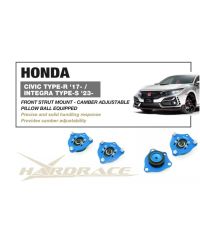 COUPELLES AMORTISSEURS AVANT REGLABLES HONDA CIVIC TYPE R - HARDRACE 