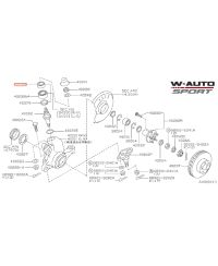 ROULEMENT PIVOT AVANT R33 GTR NISSAN 