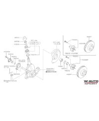 ROULEMENTS PIVOT AVANT R33 GTST NISSAN 