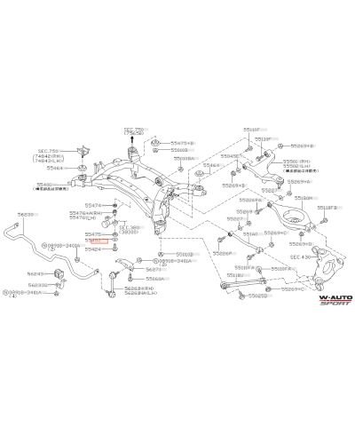RONDELLE PONT 350Z / 370Z NISSAN