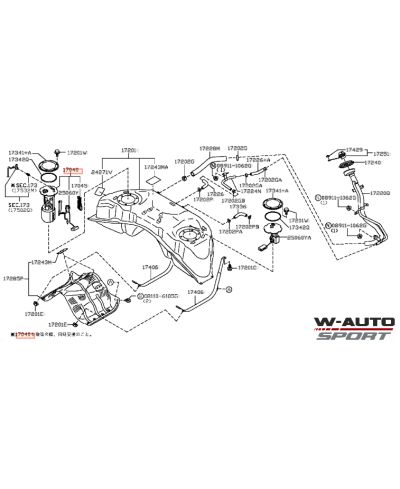 POMPE A ESSENCE + JAUGE 370Z NISSAN