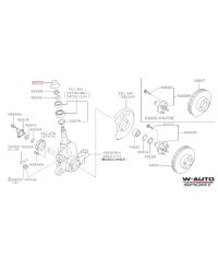 COUVERCLE PIVOT SUPERIEUR AVANT R33R34 GTST NISSAN 