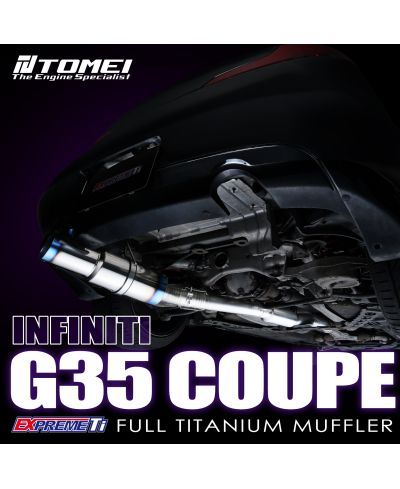 CATBACK TITANIUM INFINITI G35 TOMEI 