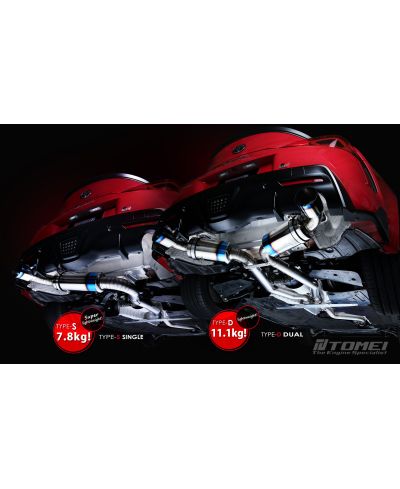 CATBACK TITANIUM TYPE-R TOYOTA GR SUPRA - TOMEI