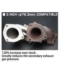 OUTLET PIPE 1JZ-GTE TOYOTA CHASER/MARK2/SOARER - TOMEI 