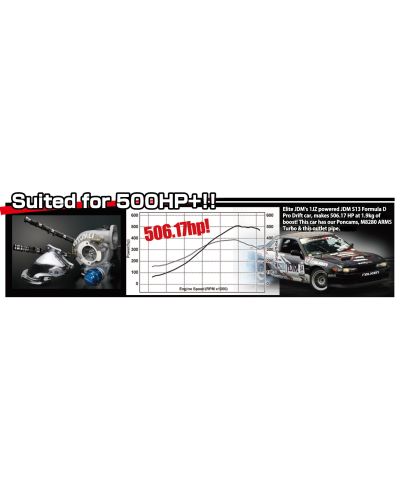 OUTLET PIPE 1JZ-GTE TOYOTA CHASER/MARK2/SOARER - TOMEI 