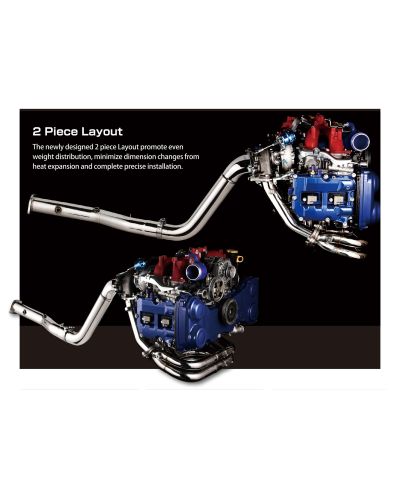 DOWNPIPE EXPREME V2 SUBARU EJ SINGLE SCROLL WRX/STI (GR/GV/GE/GH/VA ) - TOMEI 