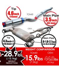 CATBACK TITANIUM INFINITI Q60 - TOMEI 