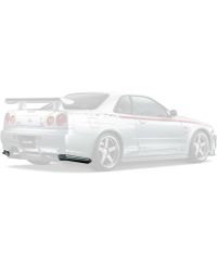 SET SPATS PARE CHOCS ARRIERE NISSAN SKYLINE R34 NISMO 
