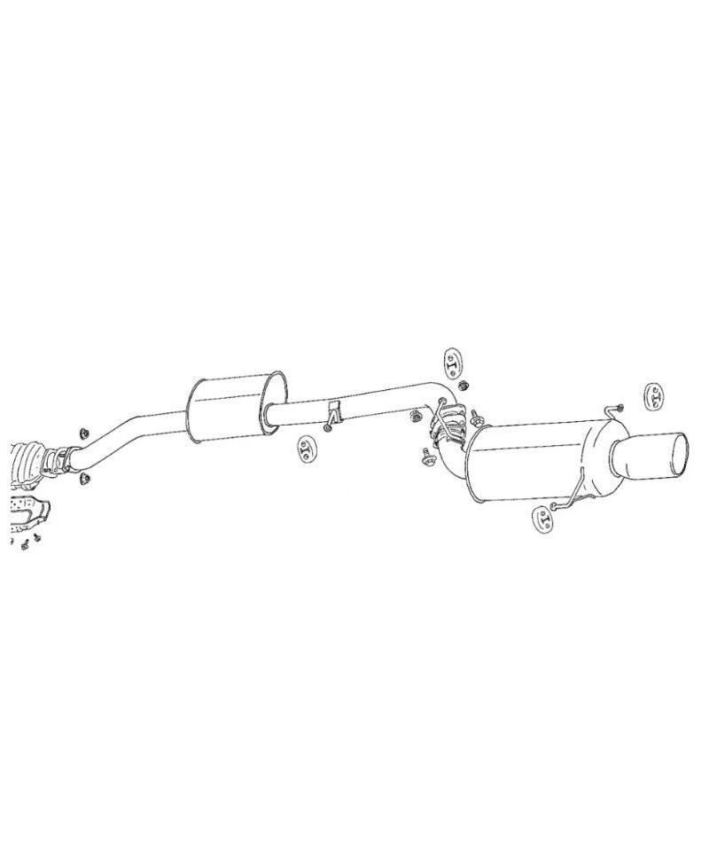 CATBACK LEGALIS R TYPE EVOLUTION NISSAN S14 SR20DET FUJITSUBO 