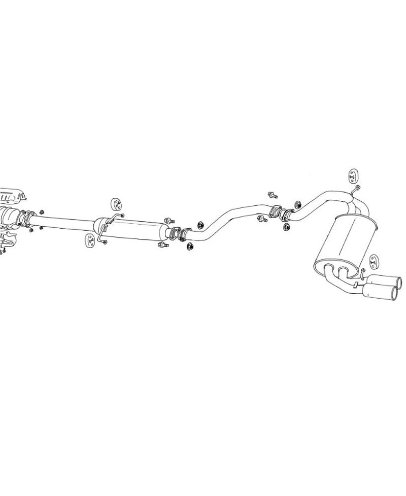 CATBACK LEGALIS R HONDA CIVIC EF9 FUJITSUBO 