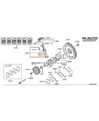 COUSSINET DE BIELLE 350Z VQ35 NISSAN 