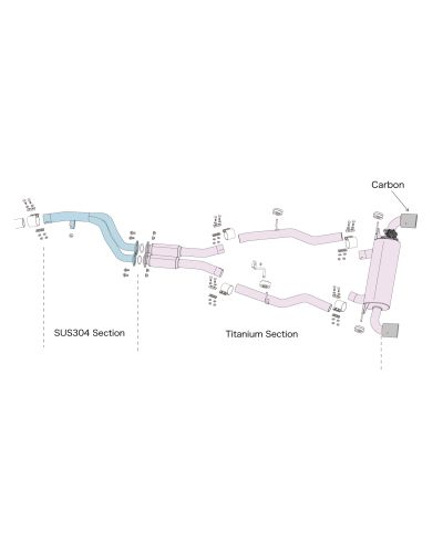 CATBACK VVV TOYOTA SUPRA MK5 FUJITSUBO 