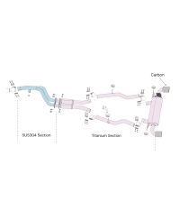 CATBACK VVV TOYOTA SUPRA MK5 FUJITSUBO 