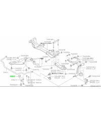SILENTBLOC BARRE STABILISATRICEAVANT R33 GTS-T / R34 GTT NISSAN 