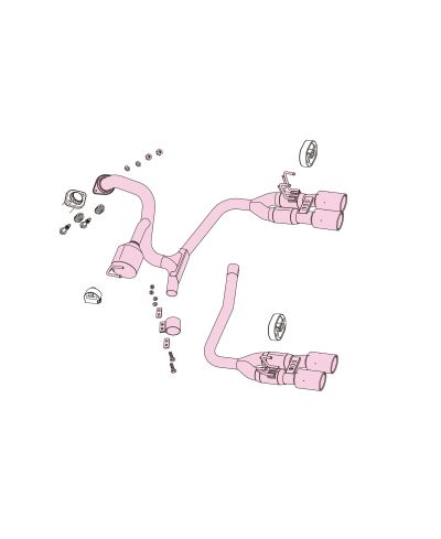 CATBACK AUTHORIZE RM+C TITANIUM HONDA CIVIC TYPE R FK2 FUJITSUBO 