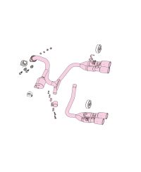 CATBACK AUTHORIZE RM+C TITANIUM HONDA CIVIC TYPE R FK2 FUJITSUBO 