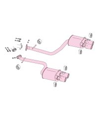 CATBACK AUTHORIZE RM+C LEXUS IS200/IS300/ ISF SPORT FUJITSUBO 