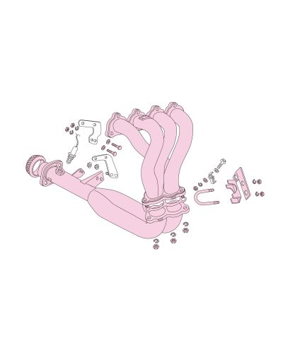 COLLECTEUR ECHAPPEMENT SUPER EX BASIC HONDA CIVIC INTEGRA TYPE R (EK9/DC2/DB8) FUJITSUBO 