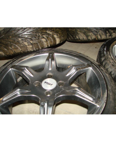 SET 4 JANTES 17" + PNEUS HONDA CIVIC 4X100 