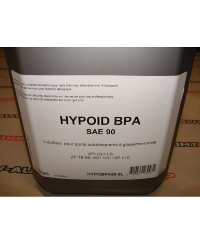 HUILE DE PONT AUTOBLOQUANT IGOL