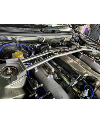 BARRE ANTI RAPPROCHEMENT AVANT TITANE NISSAN SKYLINE R32/ R33/ R34 GT-R - ACTIVE GARAG 