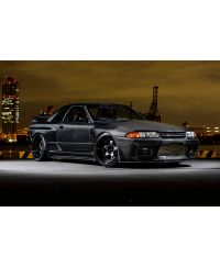 KIT CARROSSERIE WIDE BODY CARBONE NISSAN SKYLINE R32 GT-R - ACTIVE GARAGE 