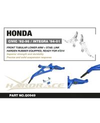 BRAS DE SUSPENSION AVANT INFERIEUR HONDA CIVIC/INTEGRA - HARDRACE
