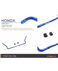 BARRE STABILISATRICE AVANT HONDA CIVIC FD - HARDRACE 