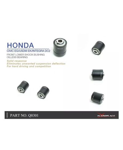 SILENTBLOCS DE SUSPENSION AVANT HONDA CIVIC EG,EH,EJ,EK/ INTEGRA DC2 - HARDRACE 