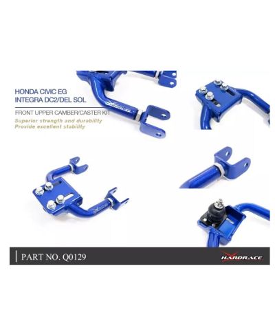 KIT BRAS AVANT CARROSSAGE ET CHASSE HONDA CIVIC EG,EH, EJ / DEL SOL EG / INTEGRA TYPE R DC2 - HARDRACE 