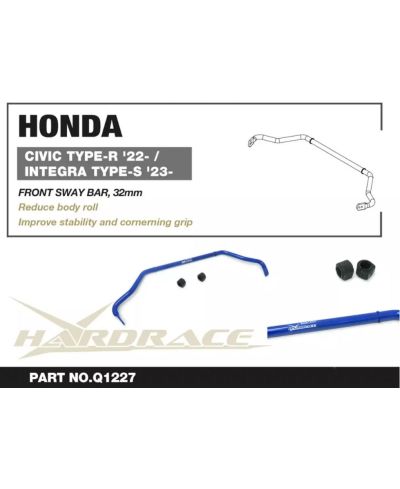 BARRE STABILISATRICE ARRIERE HONDA CIVIC FE,FL/ CR-V - HARDRACE